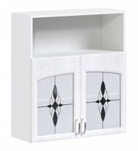 Византия МДФ 1кат (шкаф навесной на 800 полуоткрытый витрина)